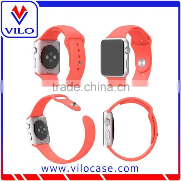 Fashion Green Silicone Watch Band for Apple Watch, Silicone Watch Strap Supplier's Choice photo-4