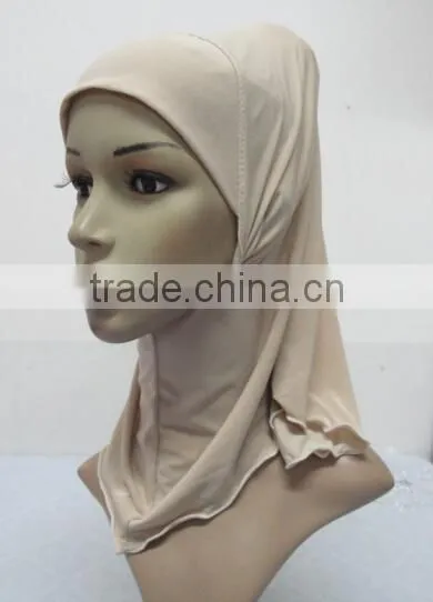 H311 Plain Small Girl Hijab,muslim Scarf, Can Order All White photo-4