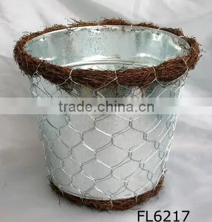 Zinc Flower Pot