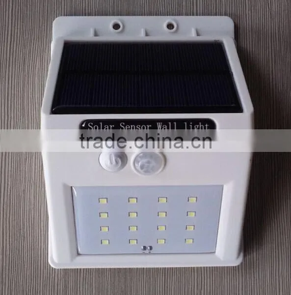 Outdoor Battery16 LED Solar Wall Mounted Motion Sensor Light photo-3