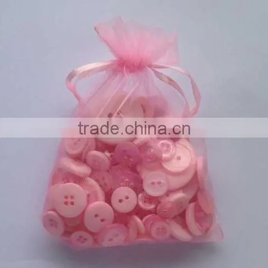 Assorted Sizes Pink Buttons for Kids Handicraft Making and Decoration photo-2