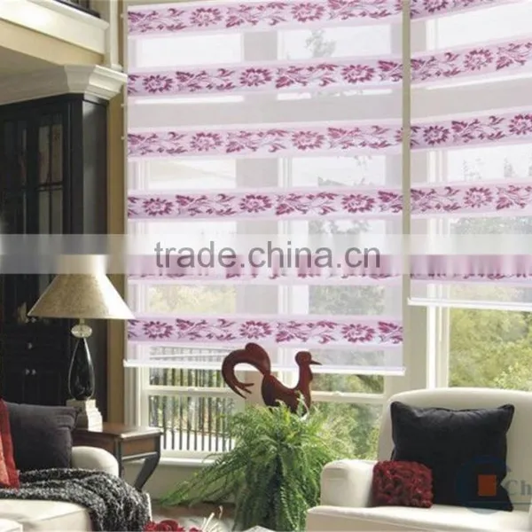 Wholesale Fabric Zebra Blinds With Metal Roller Blind Bracket