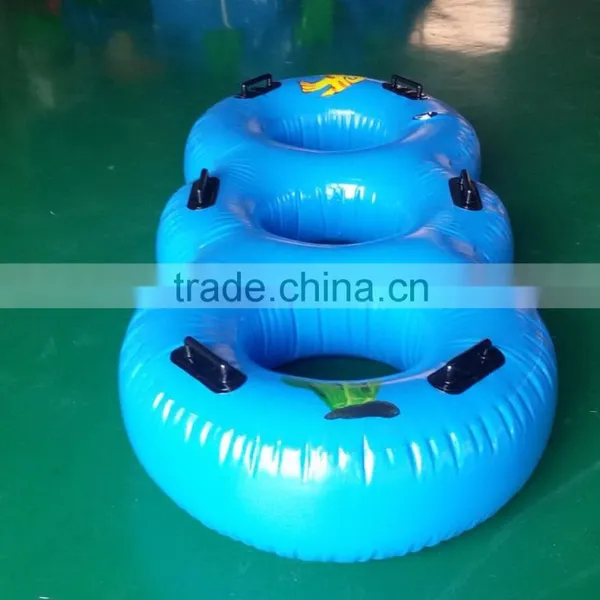 Lanqu Cheap Swimming Inflatable Floating Ring Pool Floating Mat 2 Ring 3 Ring photo-5
