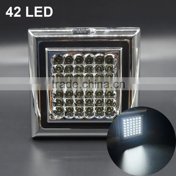 Universal 6X7 LED DC12V White Car LED Reading Lamp Interior Roof Ceiling Lamp Decorative Dome Light Quality Choice