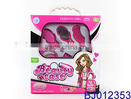 Fashion Kids Toy Pink Plastic Led Beauty Case and Tiara Crown photo-6