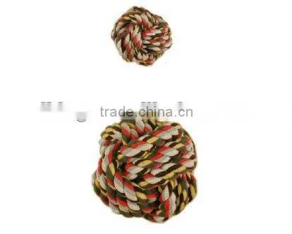 Cat Toys Colored Cotton Rope Ball photo-3