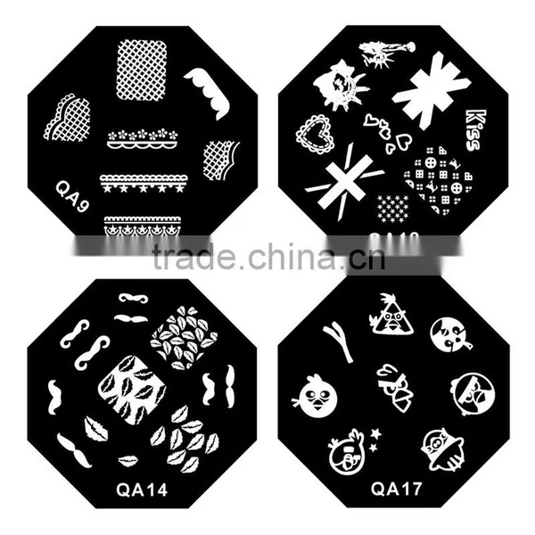 DIY Nail Art Nail Tools QA Series Stainless Nail Art Stamping Plates photo-4