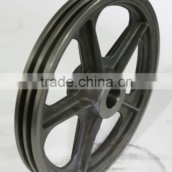 High Quality OEM Machined Ductile Iron Elevator Rope Wheel