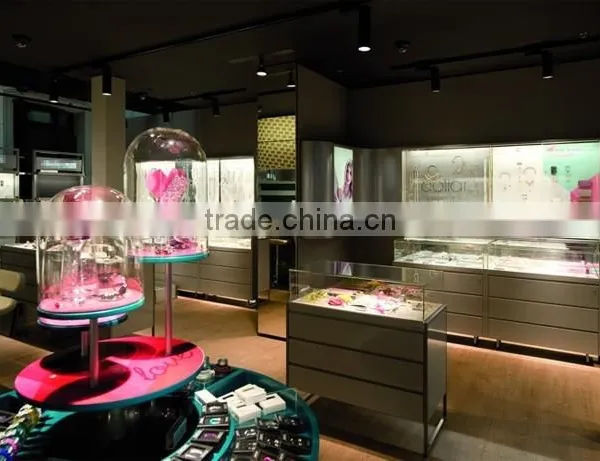 Fashion Jewelry Shop Forever Love Jewlery Display Cabinets With Light photo-4