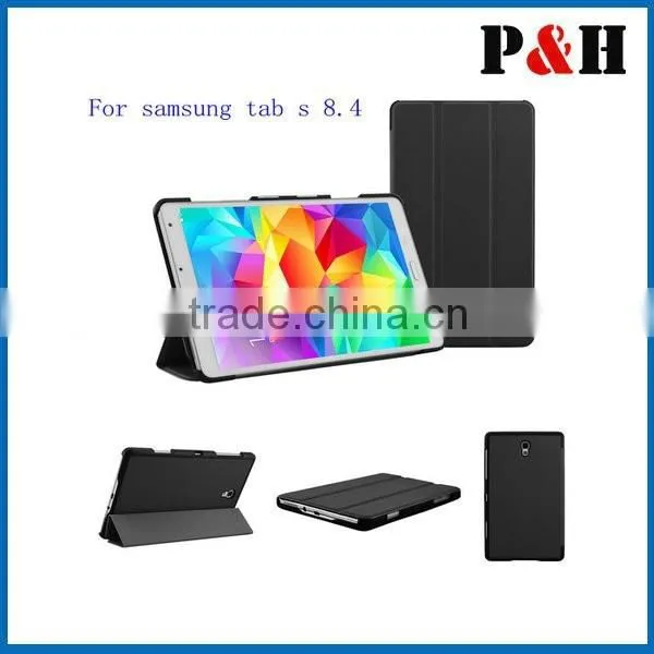 Book Flip PU Leather Stand Case Cover For Samsung Galaxy Tab S 8.4 T705C T700 photo-4