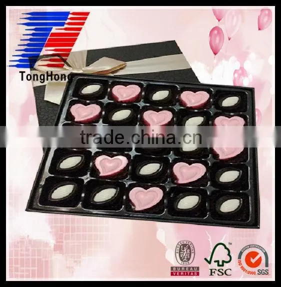 Custom Exquisite Chocolate Packaging Gift Paper Box With Handle Drawer Heart photo-5