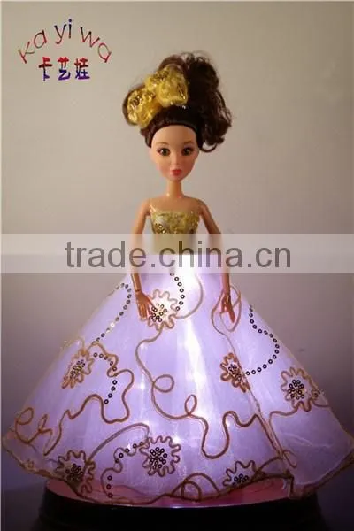 Rechargeable LED Night Light Toys / Blinking Light Clothes for Dolls