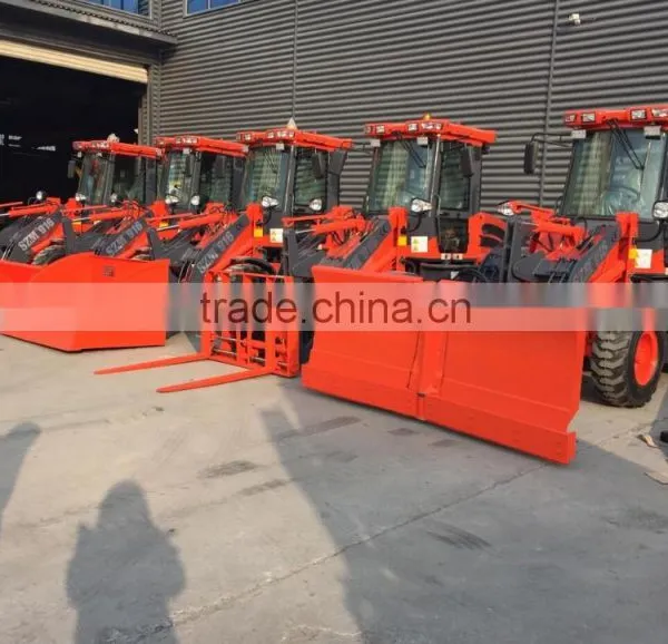 1t Mini Wheel Loader With Joystick and Quick Change photo-3