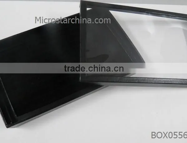 2016 Hot Selling Black Cover Fancy Packing Jewelry Box photo-2