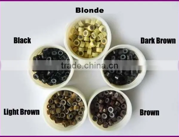 Silicon Micro Rings, Micro Rings With Screw, Nano Rings for Hair Extension photo-3