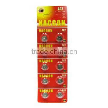 Naccon 1.5v L926/AG7 Alkaline Coin Battery Shenzhen , China Button Battery photo-2