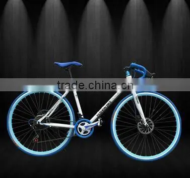 26-inch Road Bike 21 Speed High Carbon Steel Dual Disc Brakes Road Bike photo-4