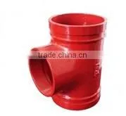 Cast Iron Ductile Iron Pipe Fitting With Red, Blue FBE Coating