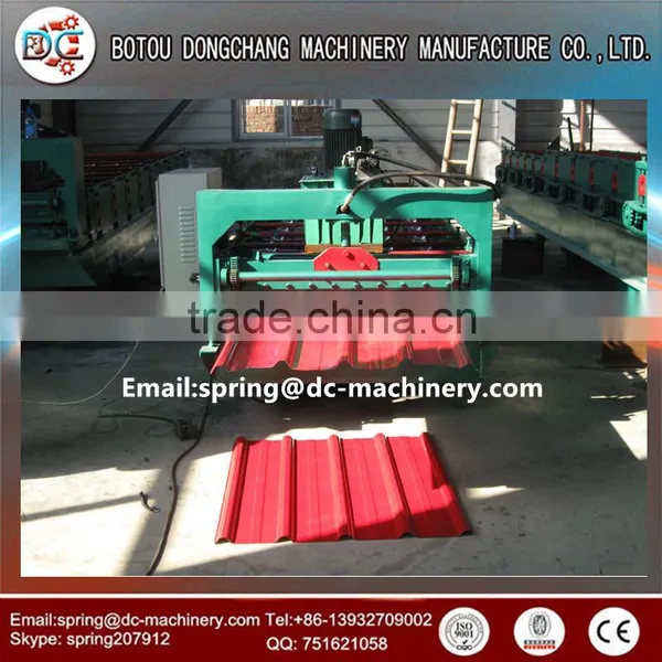 Trapezoidal IBR OEM Color Steel Roofing Sheet Making Machine photo-2