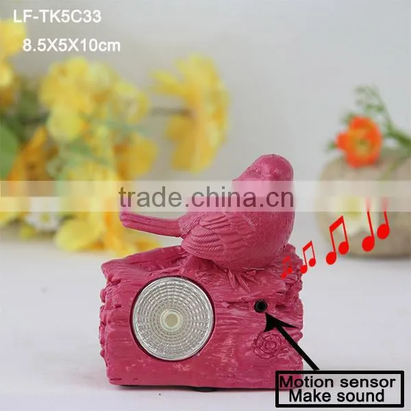 Solar Rose Birds Statue Lights Garden Led Light photo-4