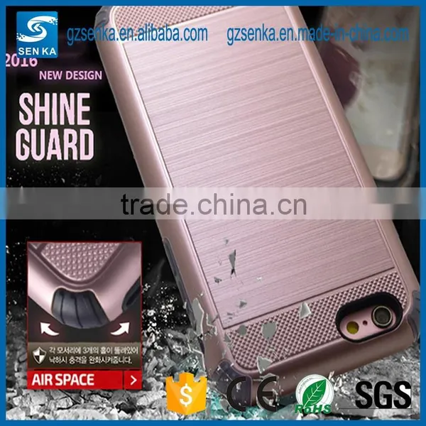 Shine Guard Brush Shockproof Mobile Cover for LG G4/G4 Stylus Phone Case photo-2