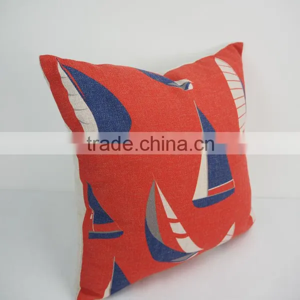 Throw Decorative Sofa Bed Car Chair Cushion Custom Anchor Digital Sublimation Printed Pillow Case/cover photo-2