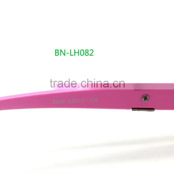 Pink Color Plastic Girls Promotion Reading Sunglasses With Metal Hinge photo-6