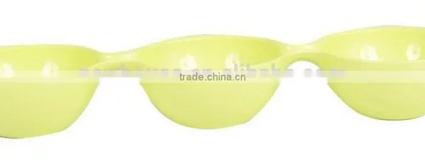 New Design Hot Selling PLA Triple Snack Bowl Dessert Bowl photo-3