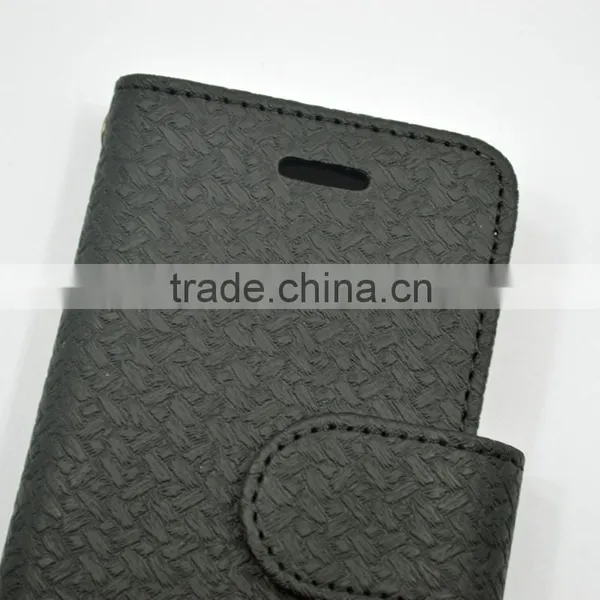 Mat Grain PU Leather Phone Case for Iphone 6 With Card Slots , Strap Holder and the Magnet Cover photo-5