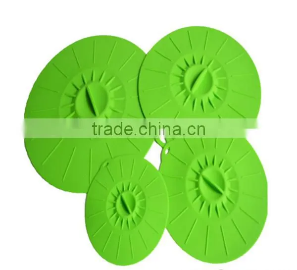 Wholesale Hight Quality Food Grade Heat Resistant Silicone Cover Flexiable Silicone Suction Lid photo-2