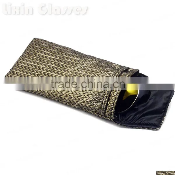Soft Gold Cloth Bag Sunglasses Glasses Pouch Eyewear Accessories Small Sunglasses & Reading Glasses Pouches 175mm*85mm BDJ01X photo-4