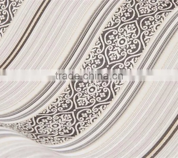 Modern Brief Style Living Walls Deep Embossing Wallpaper photo-5
