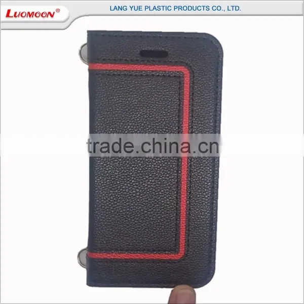 Lichee Pattern Phone Case With Mirror Pearl Gold Belt for Iphone 7 6 5 4 6s se c Plus photo-6