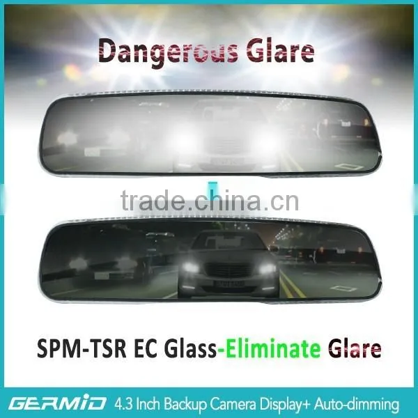 4.3inch Auto Dimming TFT-LCD Monitor Rearview Mirror With; Configurable High Temperature Alert Setting photo-4