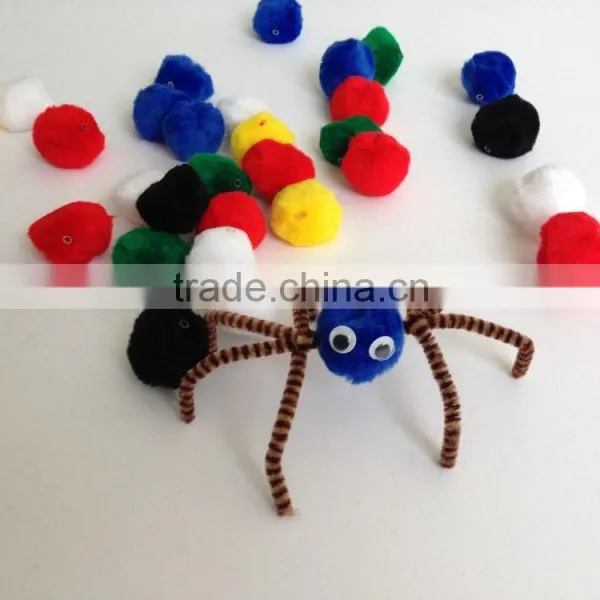 Mixed Christmas Decorations Colorful Pom Poms for Kids DIY- Christmas Crafts photo-2