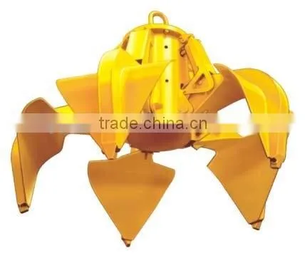 Hitachi Zx360h 5 Teeth Orange Peel Hydraulic Grapple photo-3