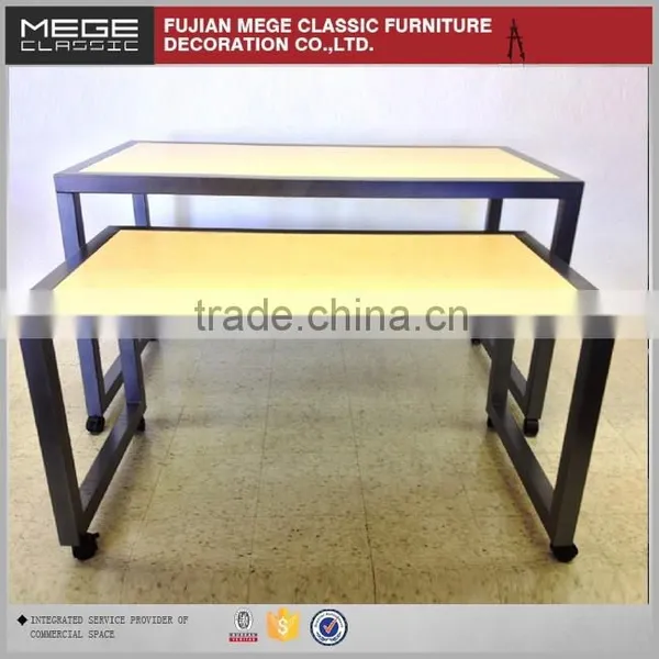 MDF High-low Display Table For Showing Shoes And Clothes photo-3