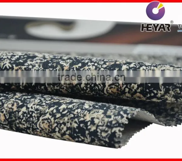 Digital Print Fabric Elastic Corduroy Fabric
