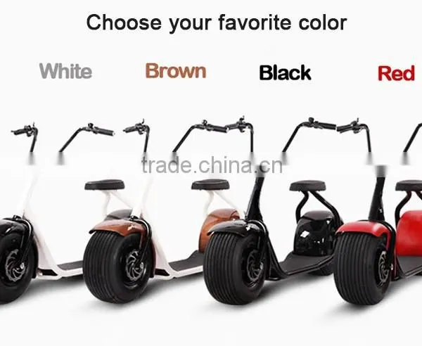 Powerful Electric Motor With 18inch Big Wheel Harley Scooter for Adult photo-5