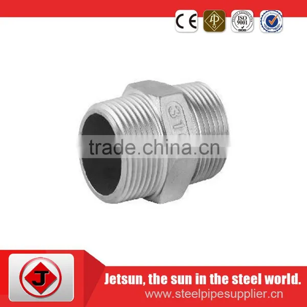 Galvanized Iron NPT Thread 4" Male to 1" Female Coupling photo-4