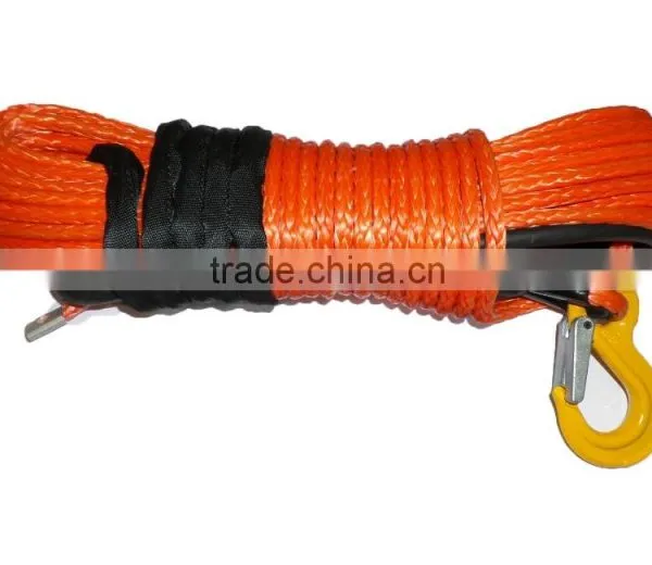 12 Strand UHMWPE Rope Synthetic Winch Line With Rock Guard Sleeve Free Shipping photo-4