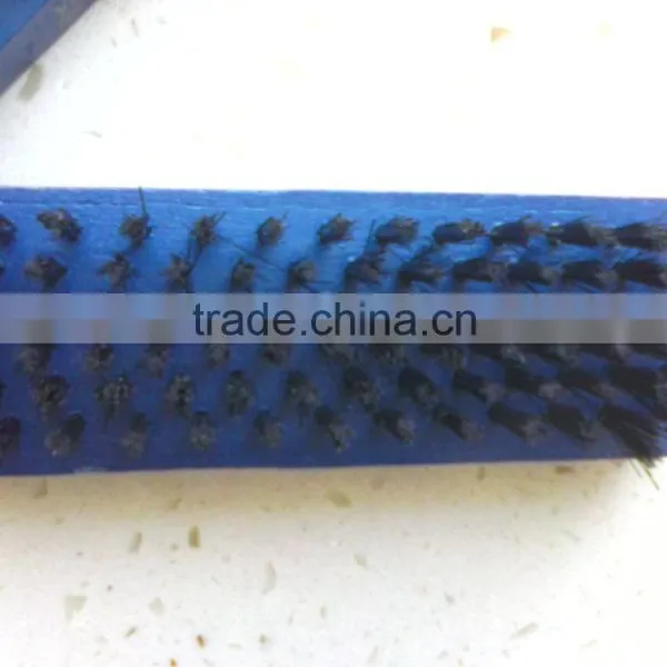 Good Quality Wholesale Blue Color Maple Wood Made Shoes Brush photo-5