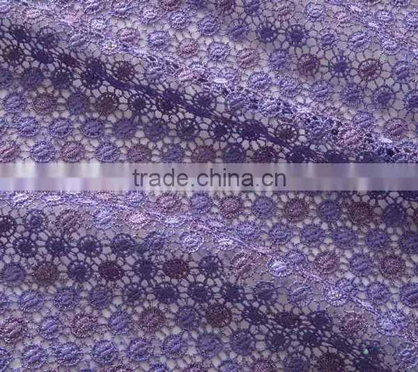 Professional Cotton Polyester Eyelet Embroidery Lace Fabric French Wedding Dress Lace African Net Lace Fabrics Chemical Lace photo-4