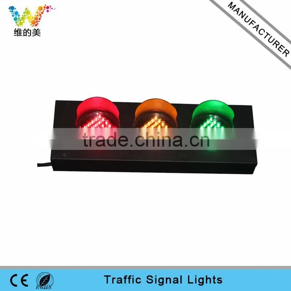 New Unique Design Arrow Light 100mm Mini Waterproof Traffic Light Signal