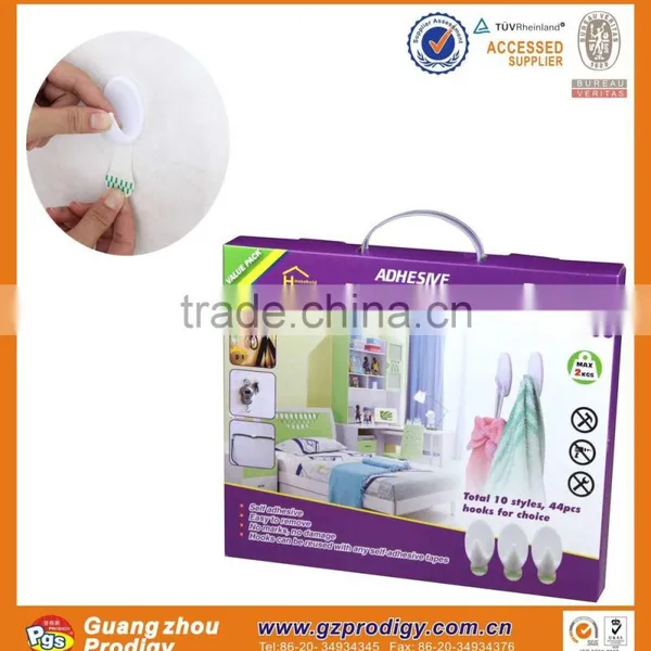 Clear Plastic Hooks Adhesive Plastic Hooks Clear no Screws no Mark Adhesive Sticker Hang Hook photo-2