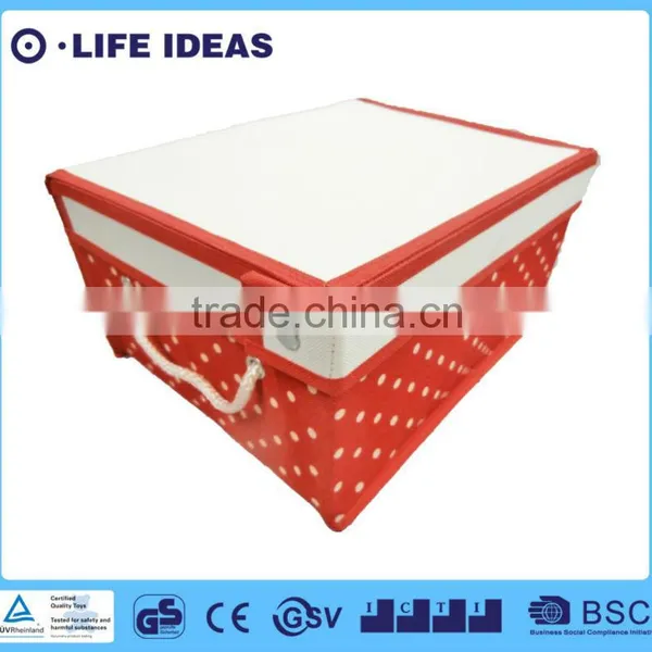 Non-woven Folding Storage Box With Lid