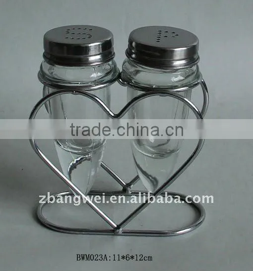 Glass Transpaper Bottle Used for Spice