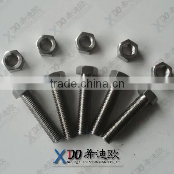 Alloy GH2132/A286 Stainless Steel Astm F593 Hex Bolt Made in China EN1.4980 photo-3
