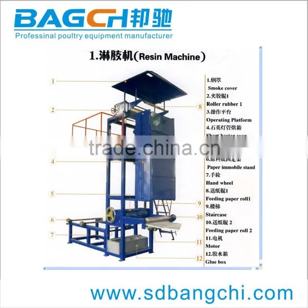 Bangchi Complete Controlled Cooling Pad Making Machine For Poultry House photo-4