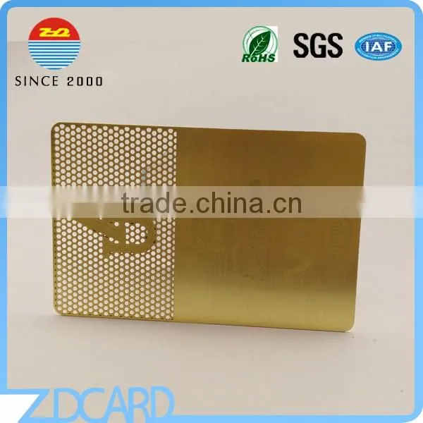 Customized 0.3mm Thin Metal Etch Business Card photo-4